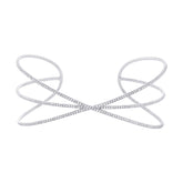 0.44ct 14k White Gold Diamond Bangle